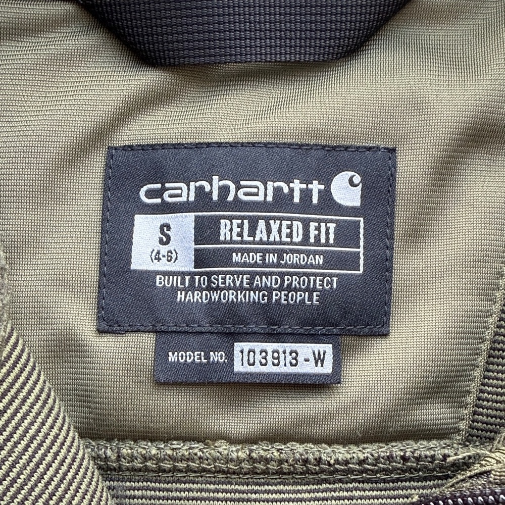 Carhartt Olive Sherpa Full-Zip Fleece Jacket - Picture 2 of 4